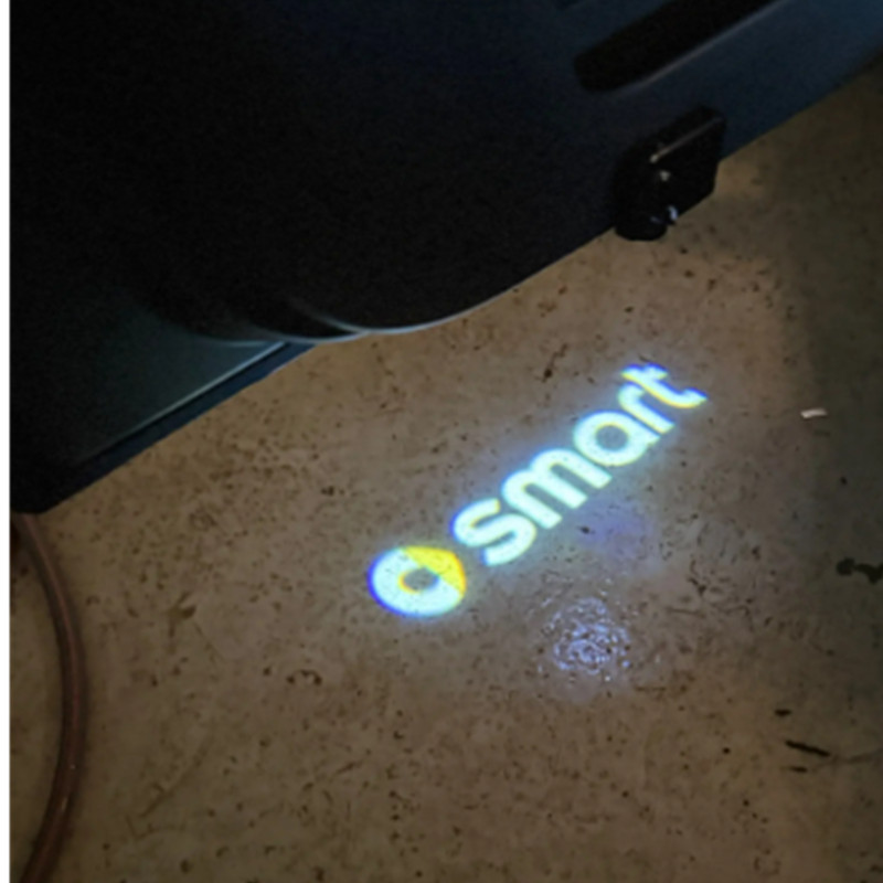 Smart Home Logo - 2 قطعة شعار باب السيارة أضواء
