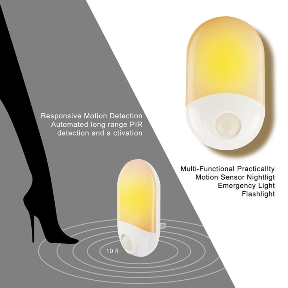 Smart Baby Night Light - مصباح ليلي ذكي بمستشعرات LED قابل