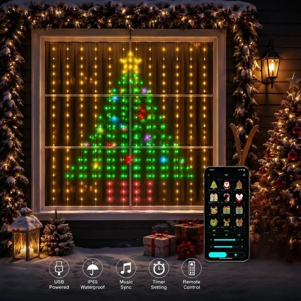 Smart Home Controller - ستائر إضاءة LED بكسل مع تحكم