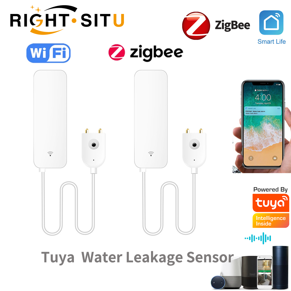 Wifi Water Sensor - Tuya WiFi مستشعر تسرب المياه، كاشف