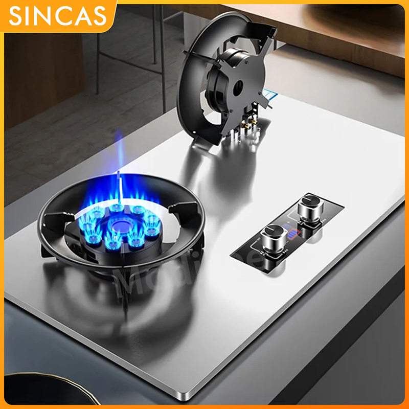 Smart Home Utensils - موقد غاز 8.5 كيلو واط مزدوج