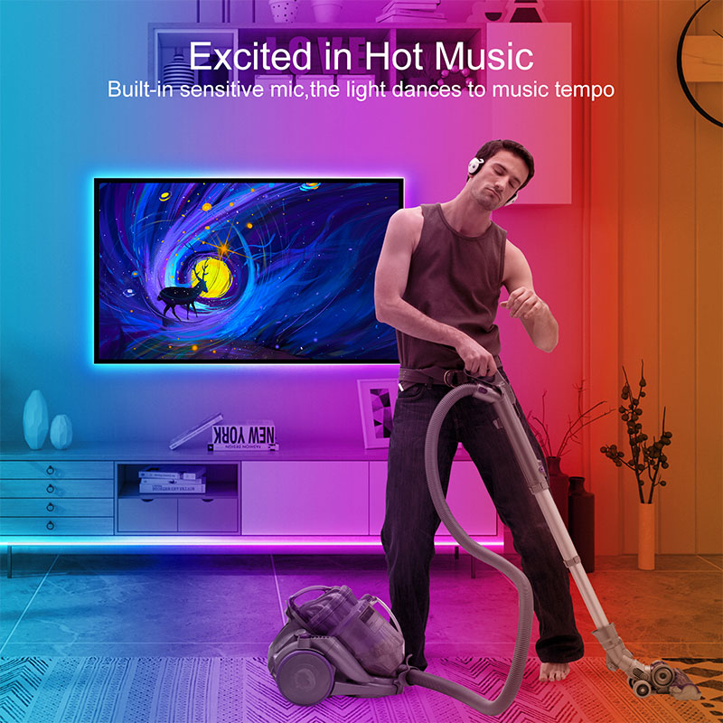 Smart Home Decor - شريط إضاءة LED ذكي RGB من