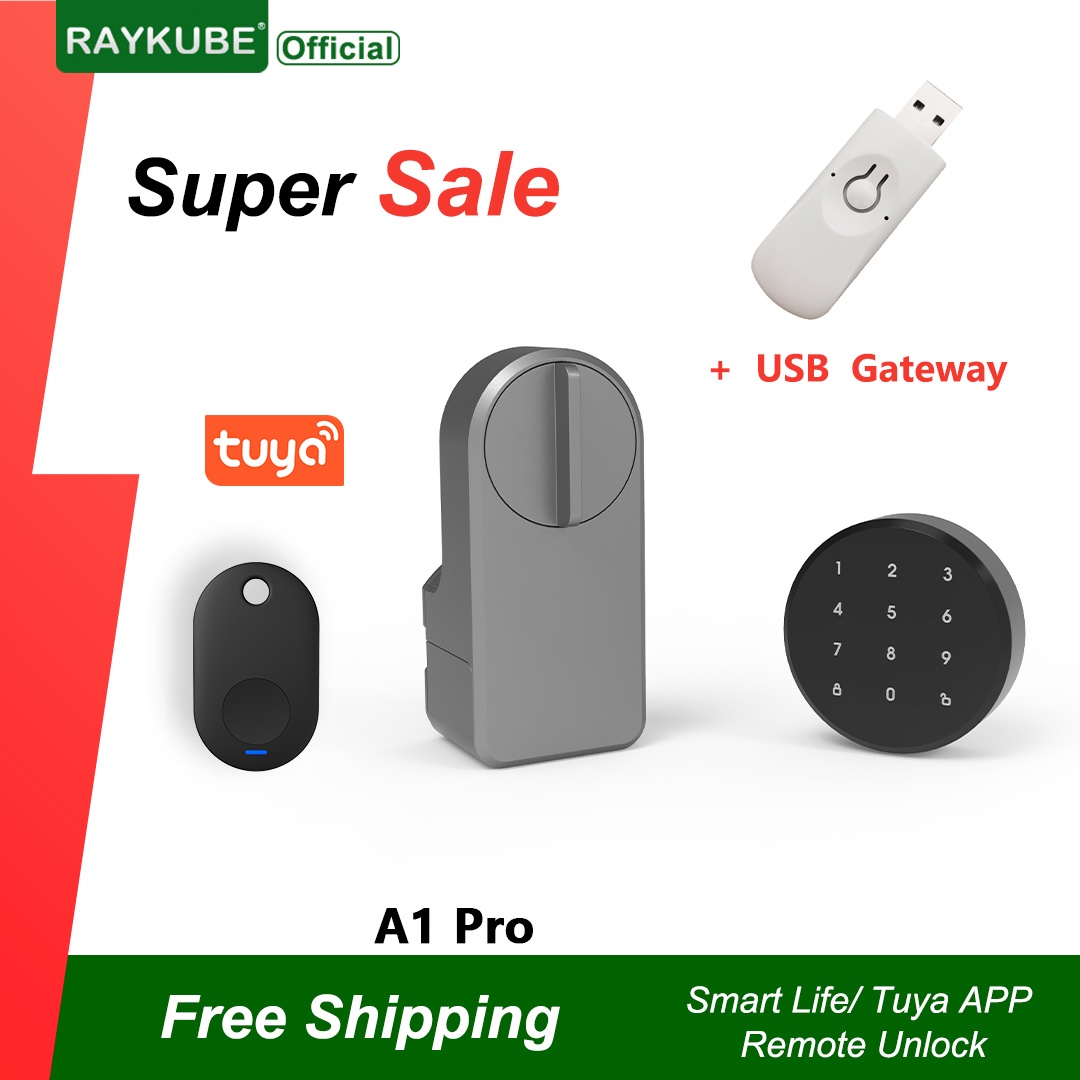 Smart Home Ezviz - مجموعة قفل الباب الذكي RAYKUBE A1