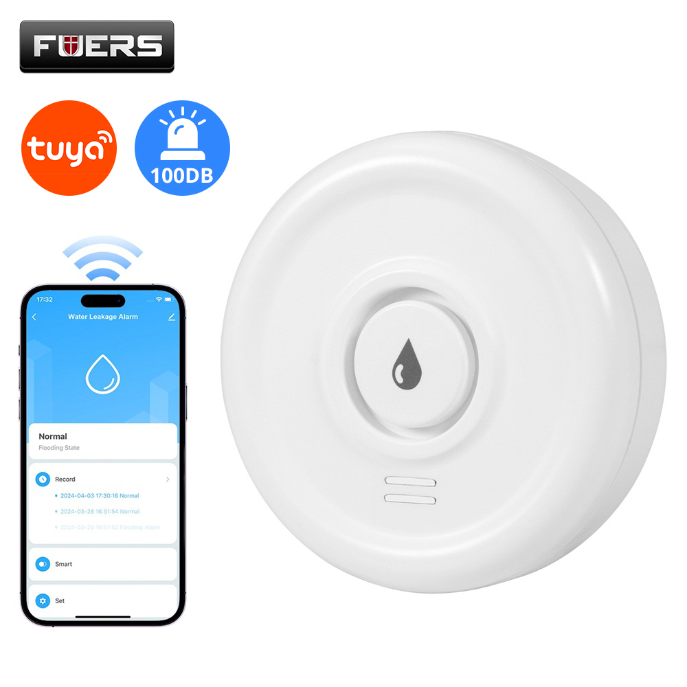 Smart Home Water Level Sensor - Fuers كاشف تسرب المياه إنذار المنزل