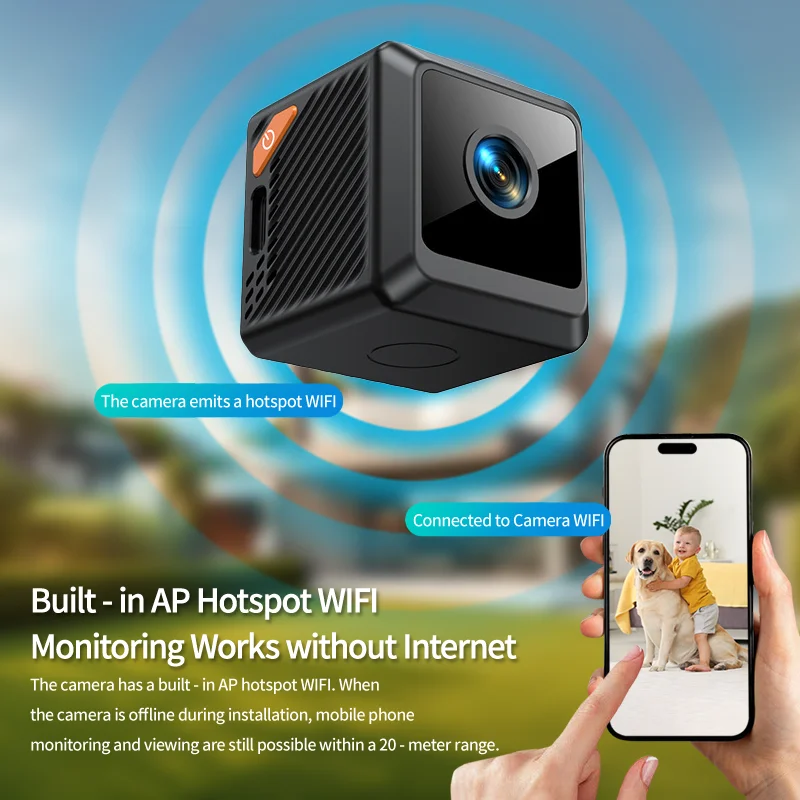 Smart Home Outdoor Camera - W02 1080P حماية أمنية صغيرة للمنزل