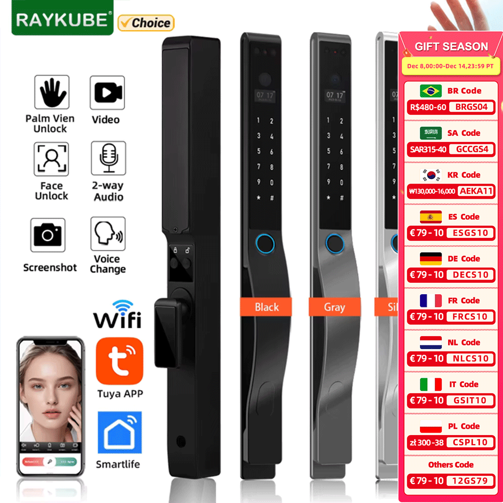 Smart Home Ezviz - RAYKUBE DQ10 Tuya WiFi النخيل الوريد