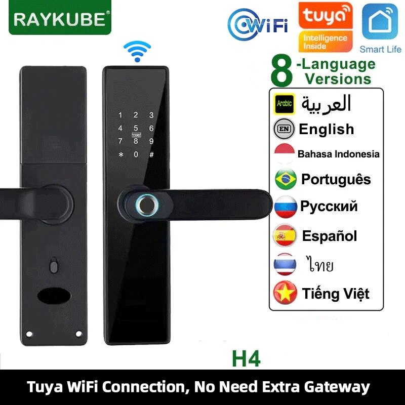 Smart Home Ezviz - Tuya Wifi قفل ذكي بصمة كلمة