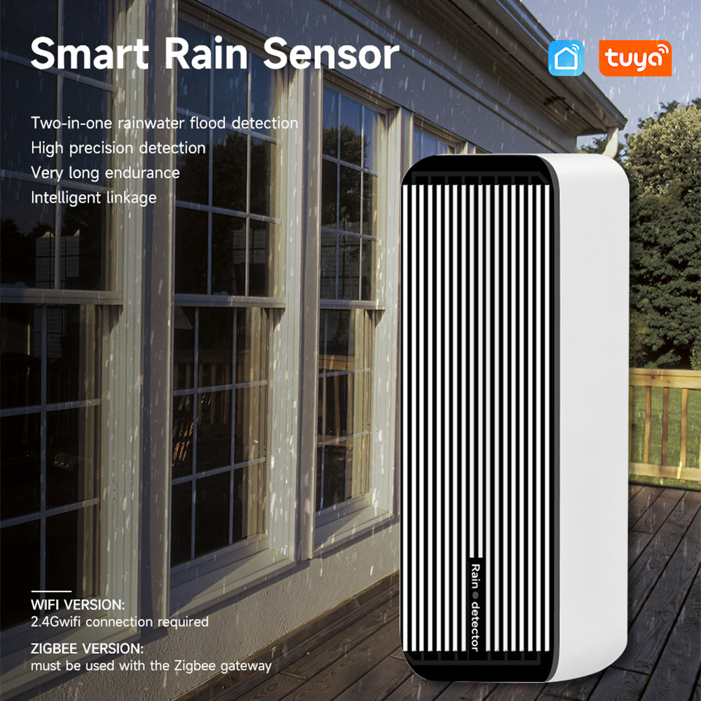 تنبيه مستشعر المطر واي فاي زيج - مراجعة Wifi Water Sensor وسعره