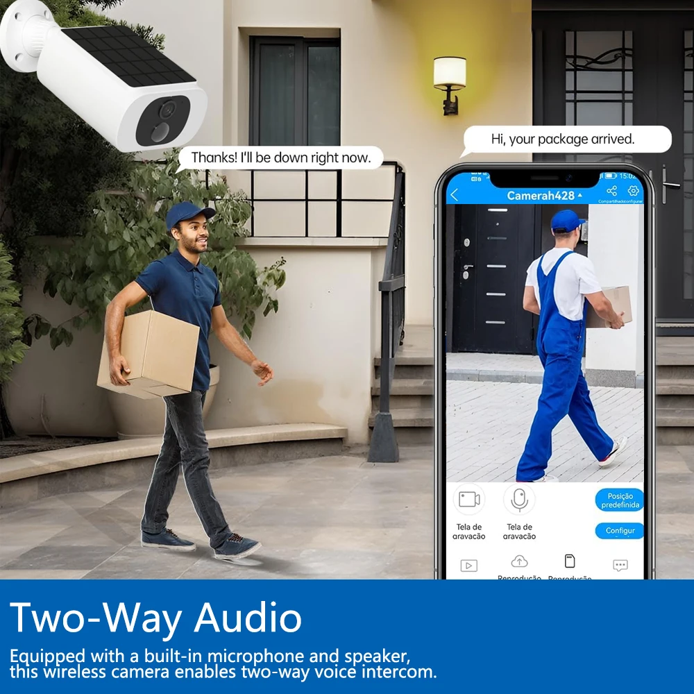 كاميرا خارجية لاسلكية تعمل بال - مراجعة Smart Home Wiser وسعره