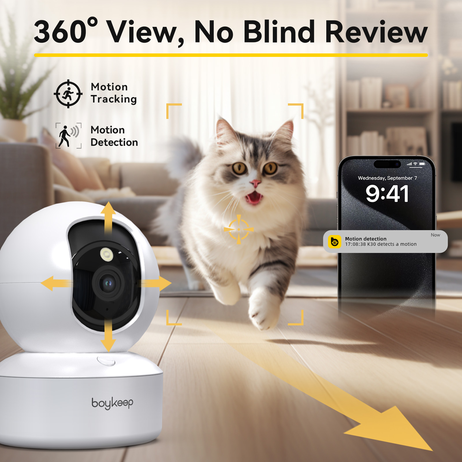 كاميرا Boykeep 2K Pet Dog مع ت - مراجعة Smart Home Ezviz وسعره