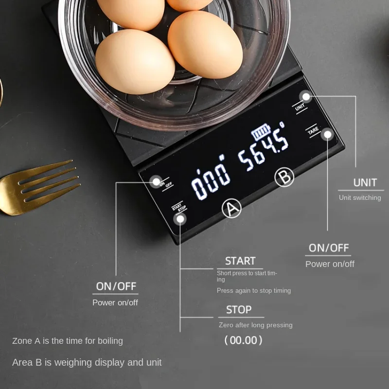ميزان قهوة المطبخ بشحن USB مع  - مراجعة Smart Home Utensils وسعره
