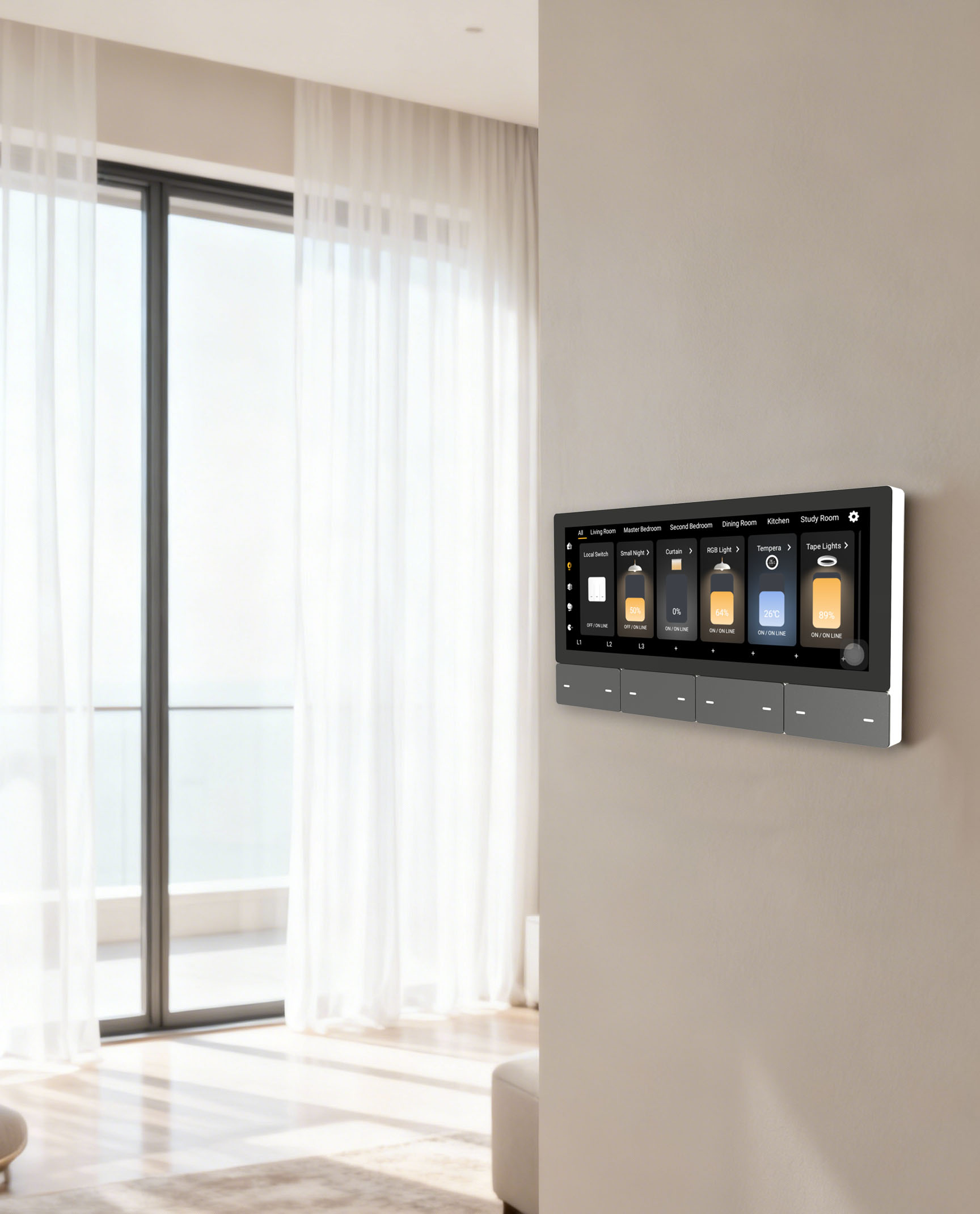 مشغل موسيقى ذكي F5 Tuya UK بشا - مراجعة Smart Home Controller وسعره