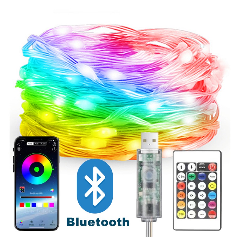 WS2812B مصباح ليد سلسلة الذكية - مراجعة Smart Home Decor وسعره