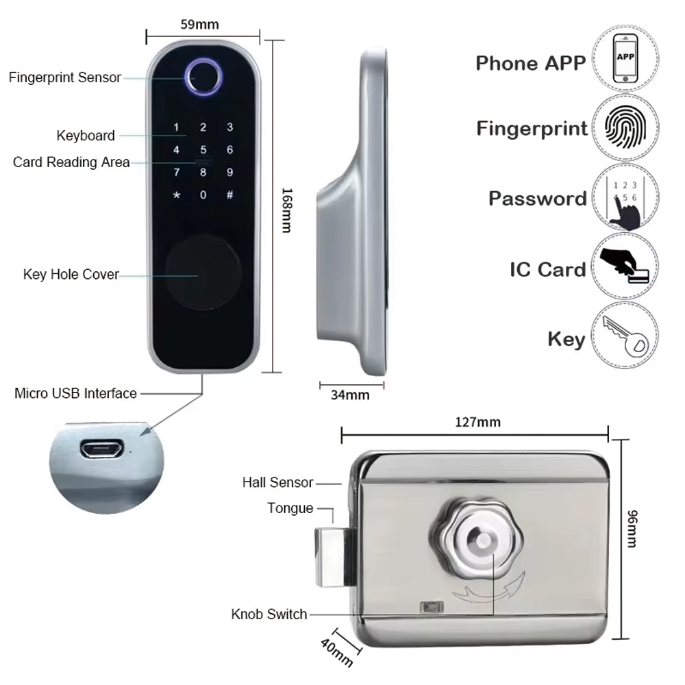 TYSH Tuya عن بعد قفل الباب الذ - مراجعة Smart Home Ezviz وسعره