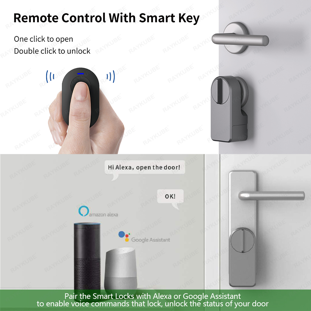 مجموعة قفل الباب الذكي RAYKUBE - مراجعة Smart Home Ezviz وسعره