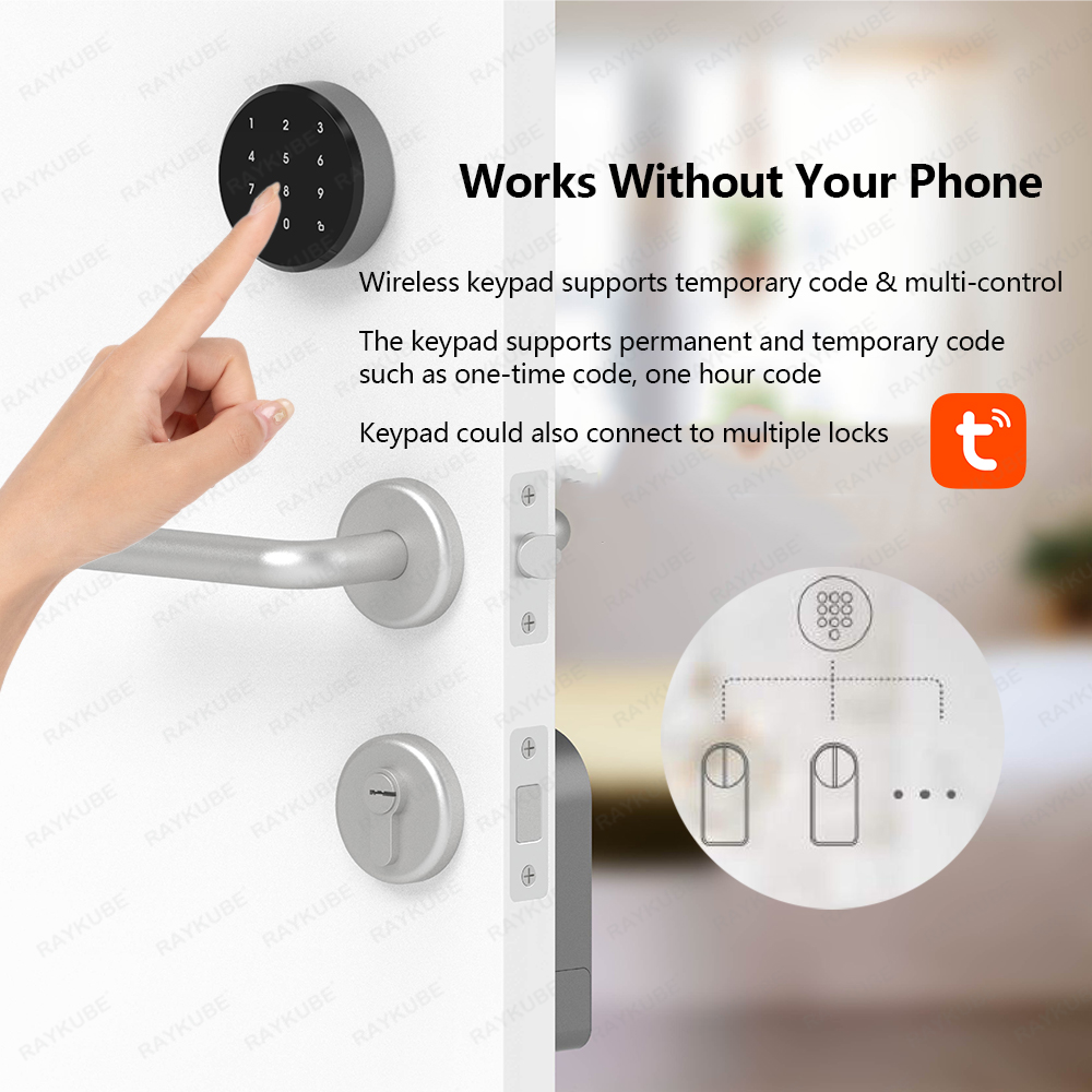 مجموعة قفل الباب الذكي RAYKUBE - مراجعة Smart Home Ezviz وسعره