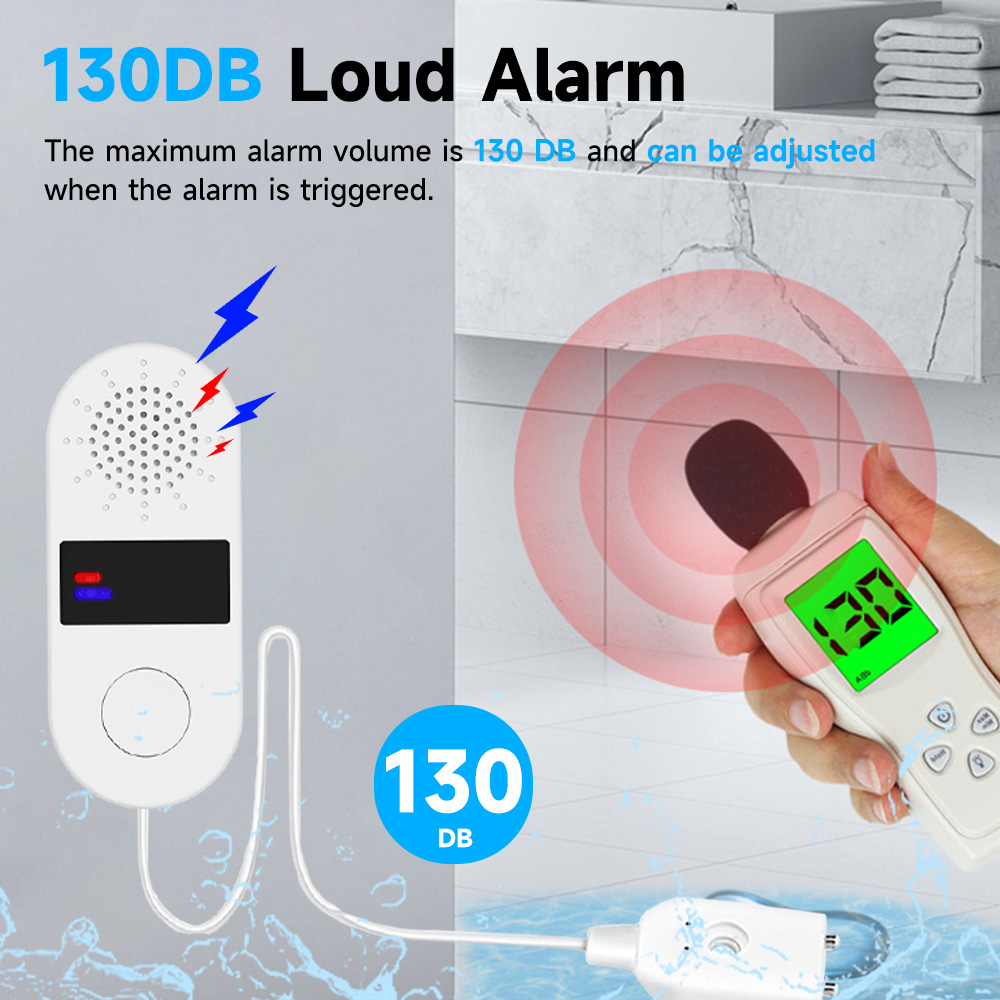 كاشف تسرب المياه Tuya WiFi مع  - مراجعة Wifi Water Sensor وسعره