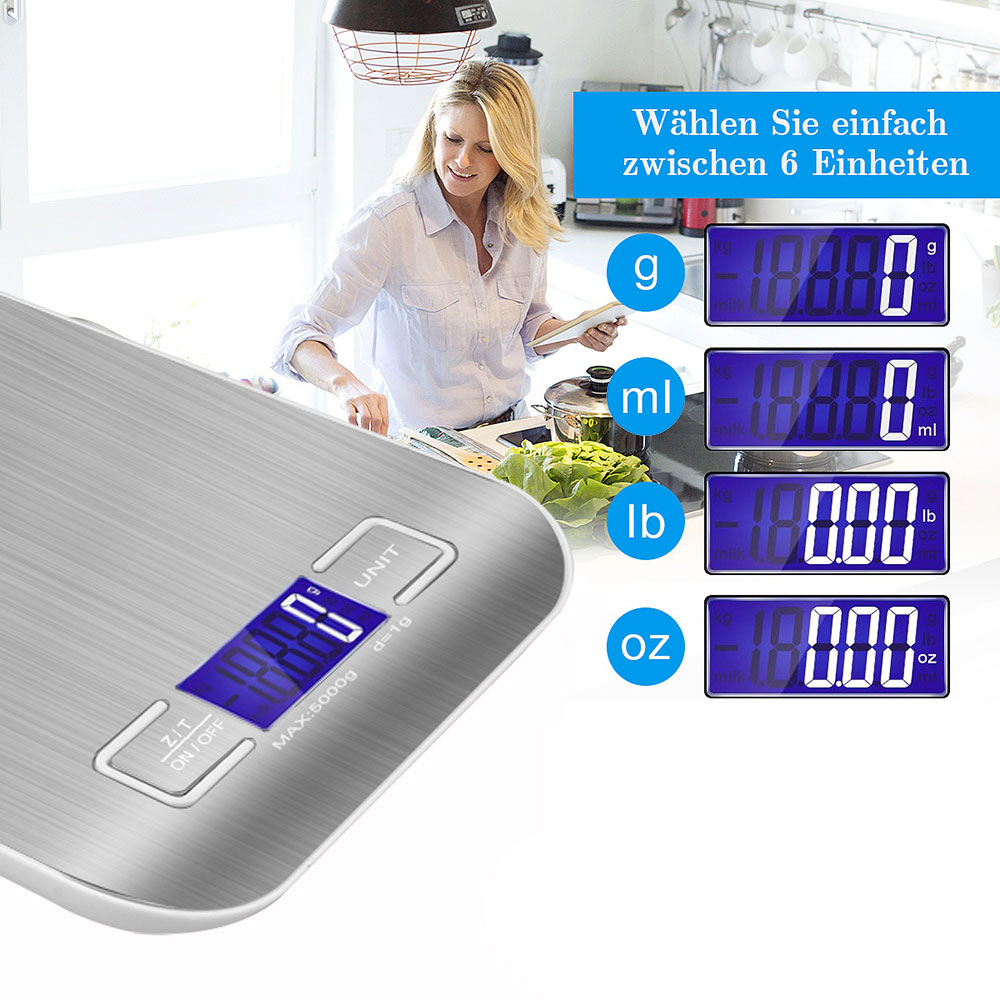 ميزان مطبخ رقمي بشاشة LED سعة  - مراجعة Smart Home Utensils وسعره