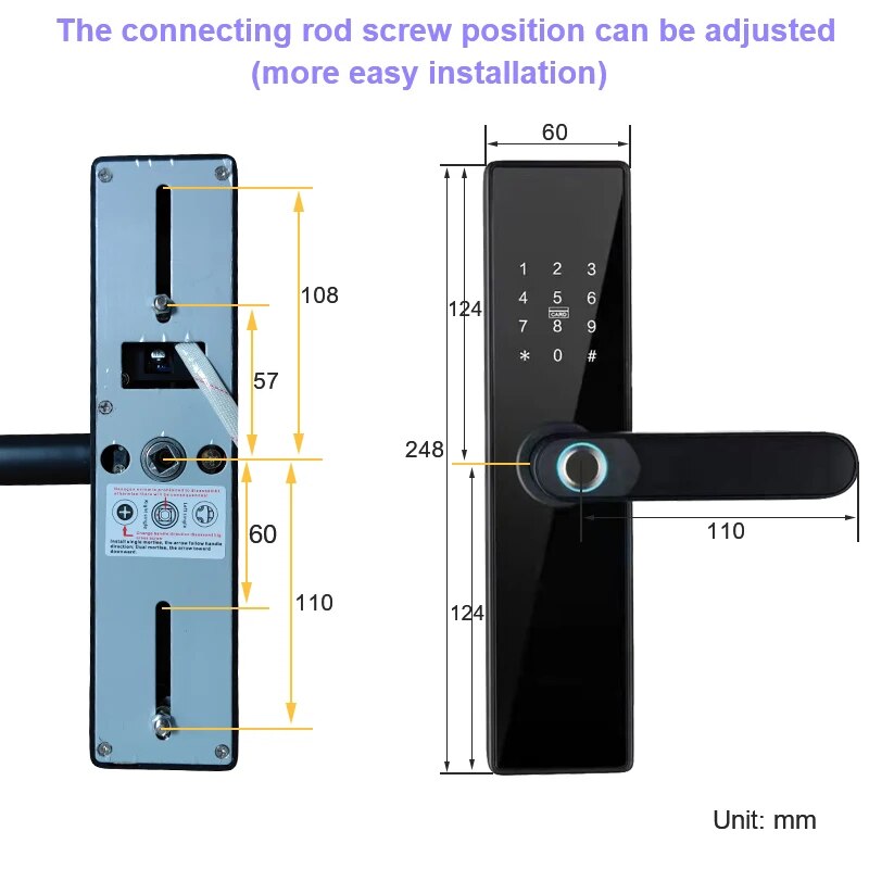 Tuya Wifi قفل ذكي بصمة كلمة ال - مراجعة Smart Home Ezviz وسعره