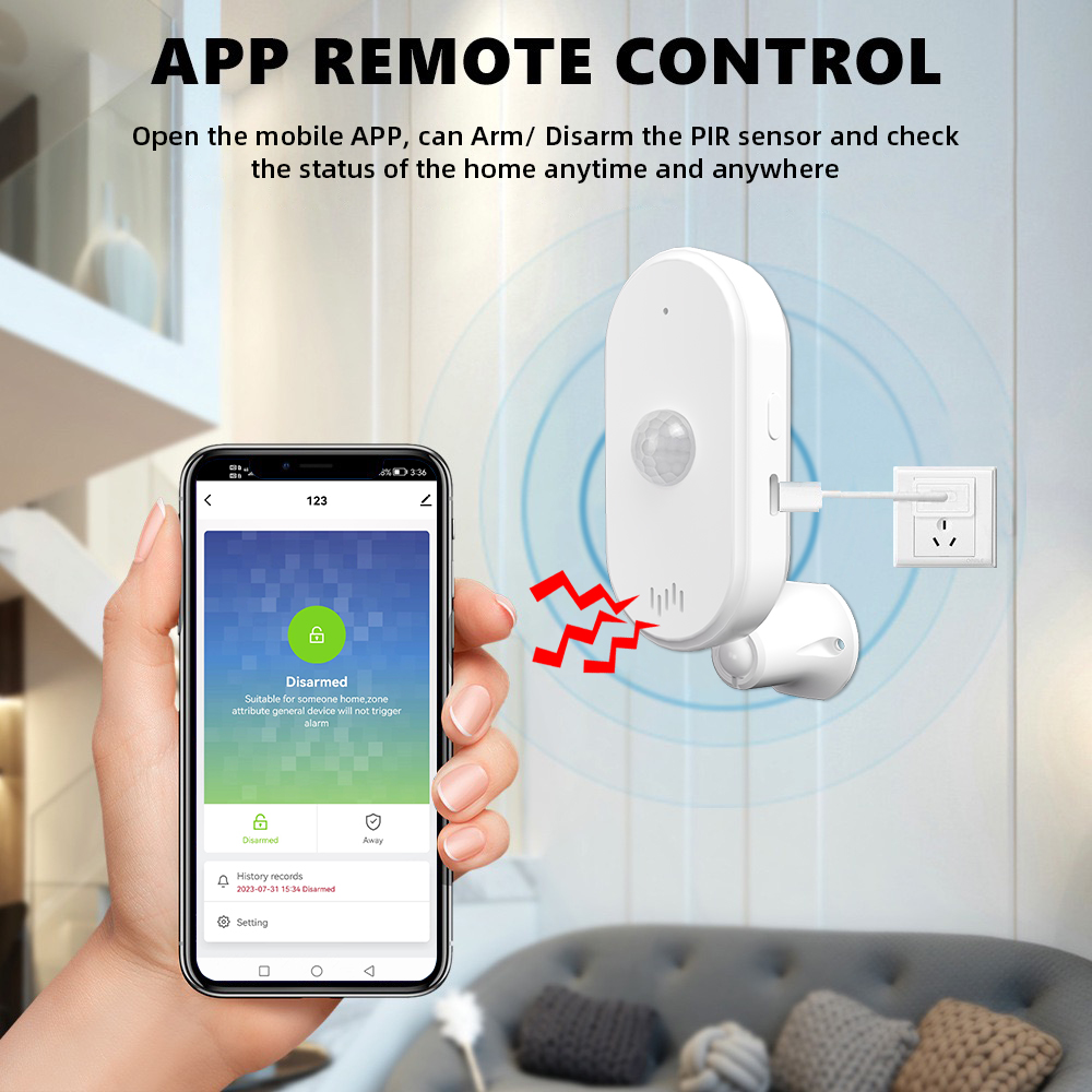 ONENUO-Tuya واي فاي PIR استشعا - مراجعة Smart Home Wiser وسعره