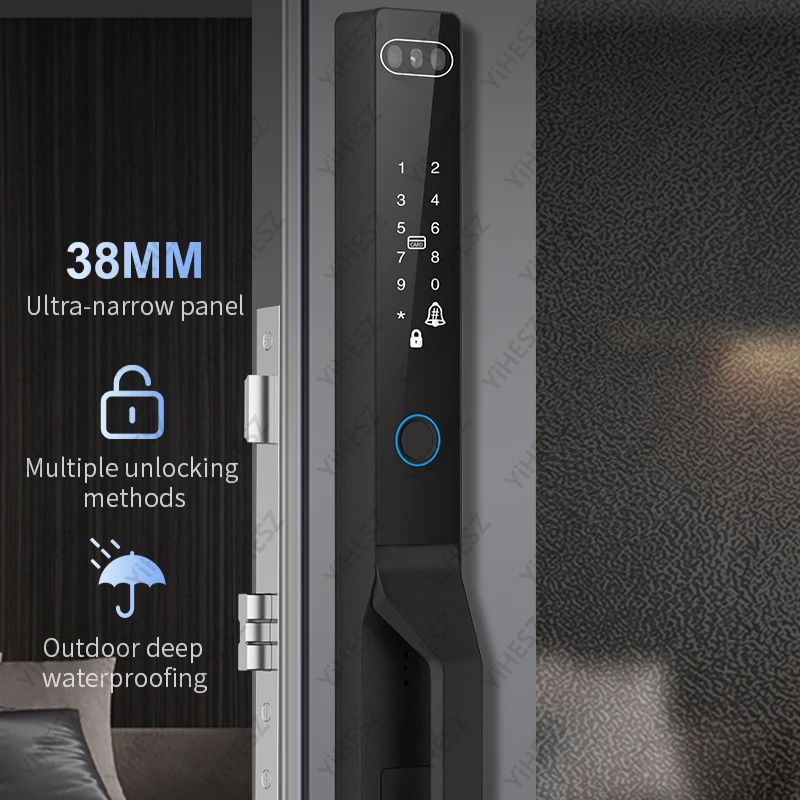 قفل باب جرار إلكتروني من الألو - مراجعة Smart Home Ezviz وسعره